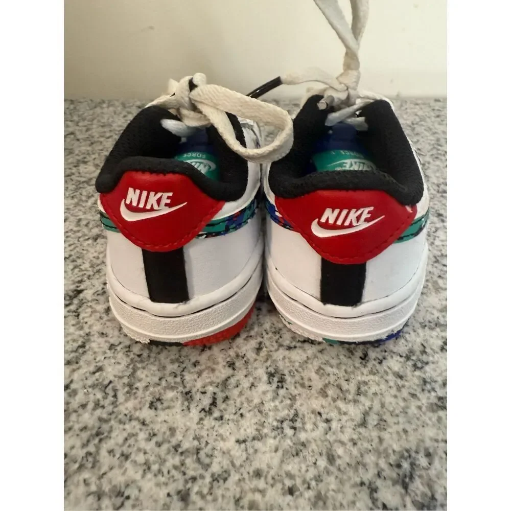 Nike Air Force 1 Melted Crayon Baby Shoes Toddler Sneakers 5C CU4635